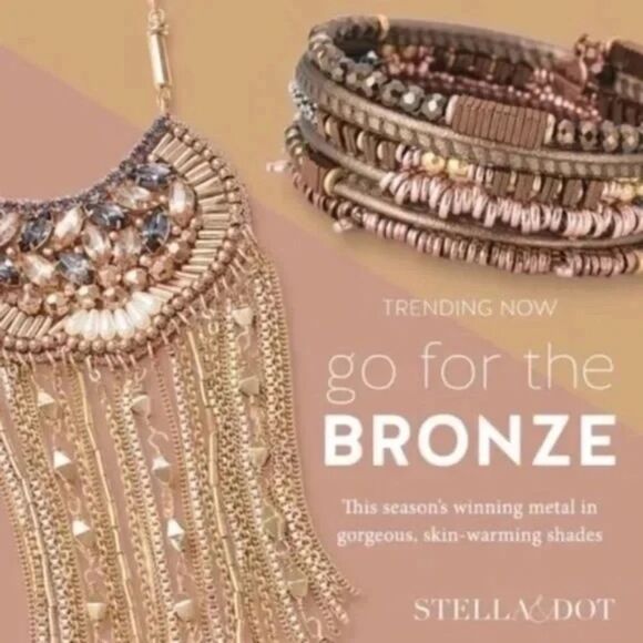 Stella & Dot Jarne Coil Bracelet – Bronze Wrap – Retired - Picture 6 of 6